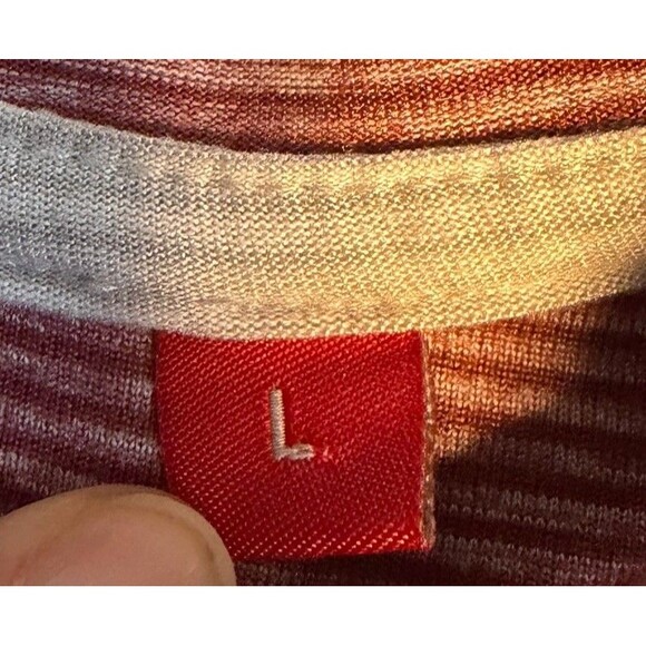 Bruno Milano Super Soft Pullover Henley Shirt Long Sleeve Merlot Men’s L - Picture 4 of 9